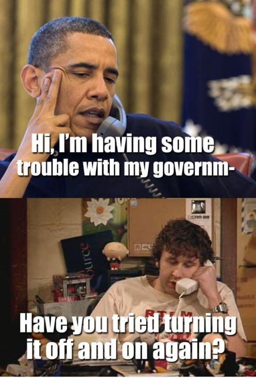 Troubleshooting the Government Shutdown